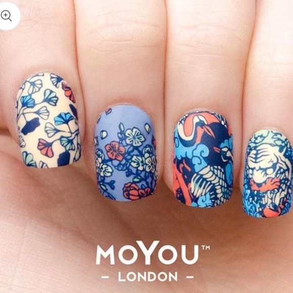 MoYou London nail art stamping plate in Suki, design 13 NWOT - Picture 4 of 4